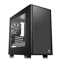 CA-1J1-00S1WN-00 Корпус Thermaltake Versa H17 window черный без БП mATX 2xUSB2.0 1xUSB3.0 audio bott PSU