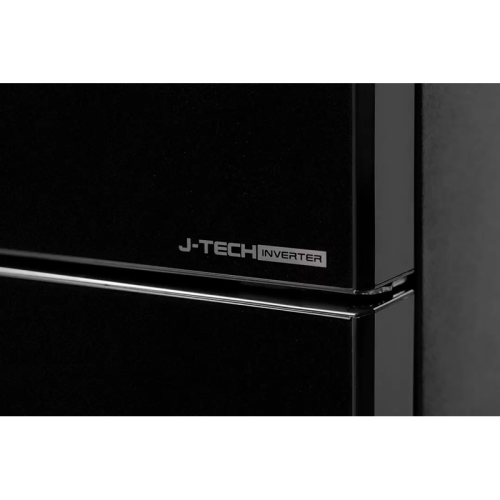 SJXP59PGBK Холодильник Sharp/ Холодильник Sharp, ВхШхГ 1850х800х735 мм, отдельностоящий, No Frost. A+ Черное стекло фото 8