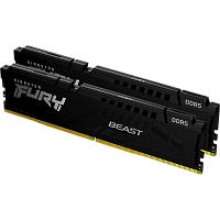 KF552C40BB2K2-64 Память оперативная/ Kingston 64GB 5200MT/s DDR5 CL40 DIMM (Kit of 2) FURY Beast Black