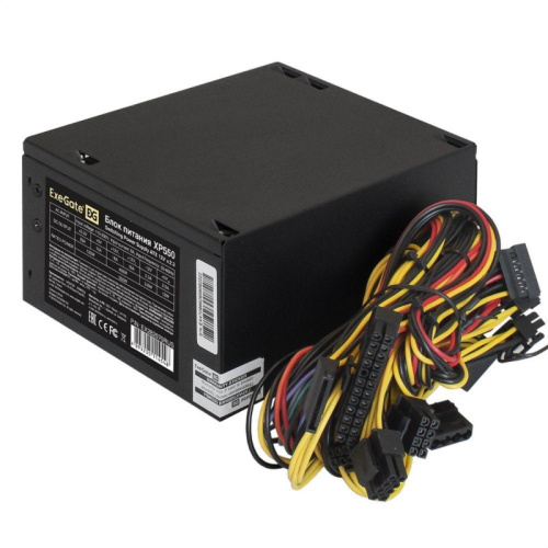 EX282070RUS Блок питания Exegate ATX 550W XP550 (20+4pin) PPFC 120mm fan 3xSATA фото 7