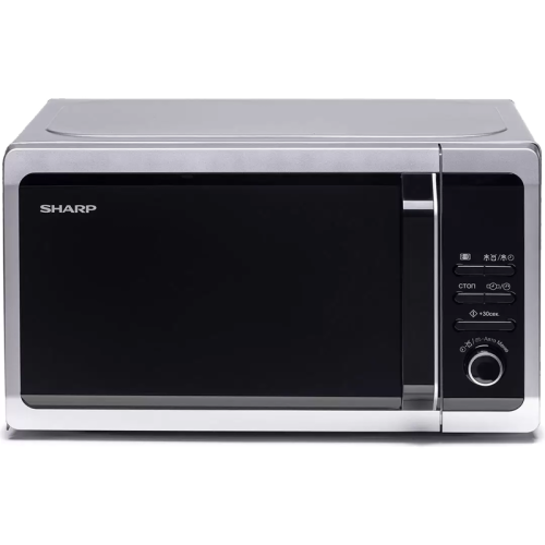R2852RSL Микроволновая печь Sharp/ 20 л, 800 Вт, эмаль, серебристый