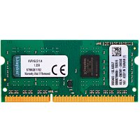 KVR16LS11/4WP Память оперативная/ Kingston 4GB 1600MT/s DDR3L Non-ECC CL11 SODIMM 1.35V (Select Regions ONLY)