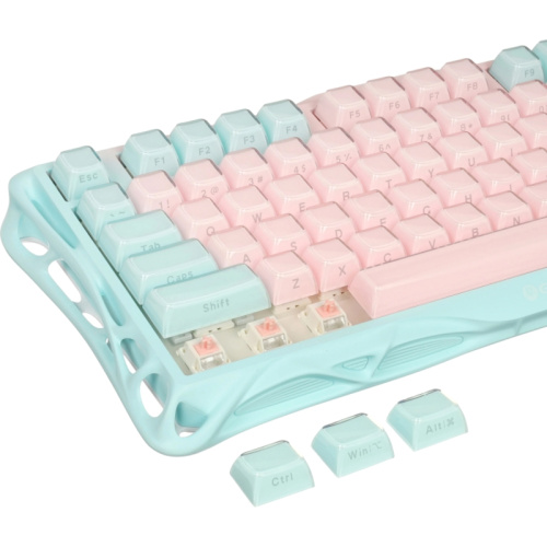 6972448924450 Игровая клавиатура/ Механическая беспроводная клавиатура Gravastar Mercury K1 Lite PM PNK фото 9