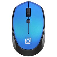 1196569 Мышь Oklick 488MW черный/синий оптическая 1600dpi беспров. USB для ноутбука 4but (1196569)