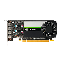 900-5G172-2250-000 Видеокарта/ VGA NVIDIA T1000, 4 GB GDDR6/128 bit, PCI Express 4.0 x16, 4x mDP, BLK