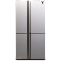 SJGX98PWH Холодильник Sharp/ 183x89.2x77.1 см, объем камер 394+211, No Frost, морозильная камера снизу,белый