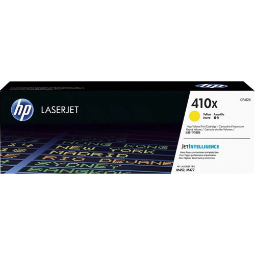 CF412X Тонер-картридж/ HP 410X High Yield Yellow Original LaserJet Toner Cartridge