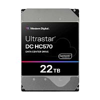 WUH722222ALE604 Жесткий диск/ HDD WD SATA Server 22Tb Ultrastar DC HC570 7200 6Gb/s 512MB Model: 0F48290 1 year warranty (replacement MG10AFA22TE, WUH722020CLE604, WUH722020BLE604, WUH722020BLE6L4)