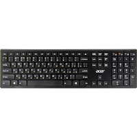 ZL.KBDEE.004 Клавиатура/ Клавиатура беспроводная Acer OKR020 Wireless 2.4G slim Multimedia black