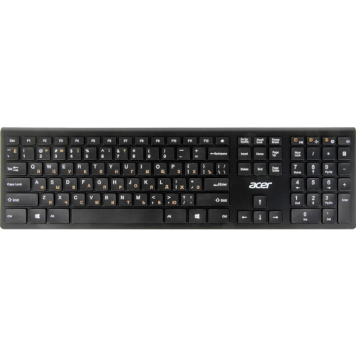 ZL.KBDEE.004 Клавиатура/ Клавиатура беспроводная Acer OKR020 Wireless 2.4G slim Multimedia black ZL.KBDEE.004 Клавиатура/ Клавиатура беспроводная Acer OKR020 Wireless 2.4G slim Multimedia black