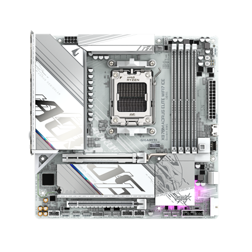 X870MAELITEWF7ICE Материнская плата/ X870M A ELITE WF7 ICE фото 2