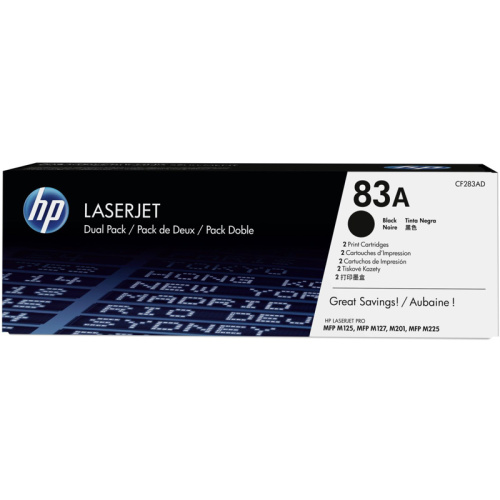 CF283A Тонер-картридж/ HP LaserJet 83A Black Toner Cartridge