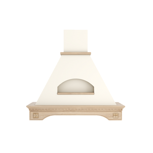 943509 GOOD, Кухонная вытяжка ELIKOR Бельведер Флореале 90П-650-П3Д бежевый/дуб неокр фото 2