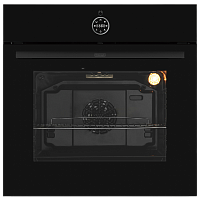 DEO775NBSAVIA Встраиваемый духовой шкаф Delonghi/ Встраиваемый духовой шкаф Delonghi, объем 78 л, 12 режимов, конвекция, гриль, телескопические направляющие (1 уровень), цветной программатор, таймер, цвет черный