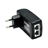 Midspan-1/151 Инжектор/ OSNOVO PoE-инжектор Fast Ethernet на 1 порт, мощность PoE - до 15.4W