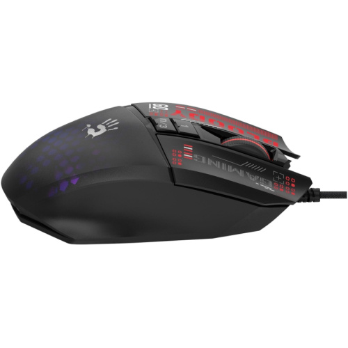 W60MAXMINI Мышь A4Tech Bloody W60 Max Mini черный/рисунок оптическая 12000dpi USB 9but фото 6