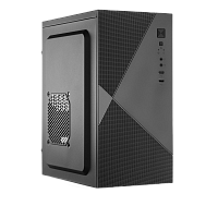 FZ-019-SX450 Корпус с блоком питания 450Вт./ Case Forza mATX, 450W, 2xUSB2.0, Black, w/o FAN, 8 cm fan PSU, power cord