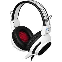 361558 Наушники с микрофоном Oklick HS-G300 ARMAGEDDON белый/черный 2.2м мониторные оголовье (361558)