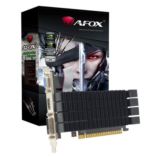 AF730-2048D3L3-V3 Видеокарта Afox GT730 2GB GDDR3 64bit DVI HDMI PASSIVE