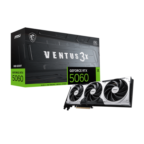 GeForceRTX50608GVENTUS3XOC Видеокарта/ GeForce RTX 5060 8G VENTUS 3X OC