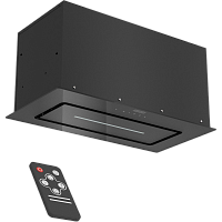 305.0738.597 Вытяжка Franke 305.0738.597/ Best, Вытяжка LUCE 60 BK, Встраиваемая вытяжка, воздухопроизводительность 1000 м3/ч, периметральное всасывание, сенсорное управление, пульт ДУ в комплекте, таймер остаточного хода, LED лента, цвет: черный