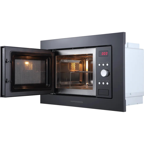 HMW615B Встраиваемая микроволновая печь Kuppersberg/ 18 л, 700 Вт, 8 программ, черный цвет фото 3