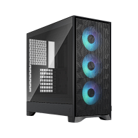 FD-C-POA2A-03 Корпус ПК без блока питания/ Case Fractal Design Pop 2 Air TG RGB, Midi-Tower, 3x120mm, 1xUSB-C + 1xUSB-A 3.2 ATX, mATX, mITX Black