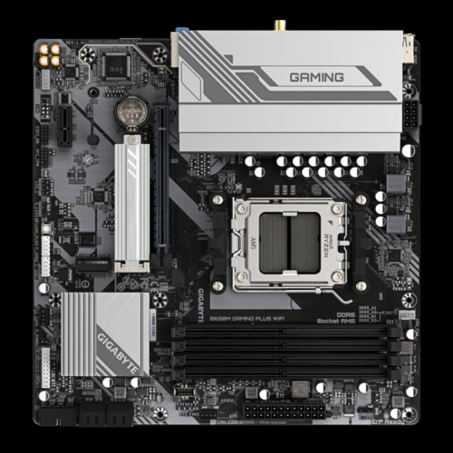 B650MGAMINGPLUSWIFI_Gigabyte Материнская плата Gigabyte B650M GAMING PLUS WIFI, RTL фото 3 B650MGAMINGPLUSWIFI_Gigabyte Материнская плата Gigabyte B650M GAMING PLUS WIFI, RTL фото 3