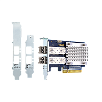 QXP-32G2FC Сетевой адаптер/ QNAP QXP-32G2FC Dual-port Fiber Channel adapter, 2 x 32 Gb / s SFP +, PCIe Gen3 x8. For QTS OS ONLY
