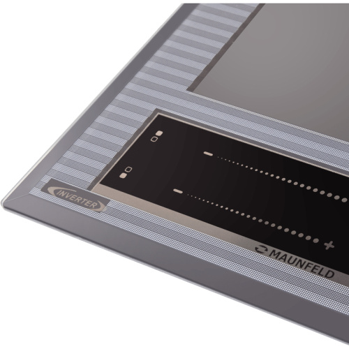 Индукционная варочная панель/ Индукция, домино, Flex Zone и Booster, слайдерное управление, графит фото 5