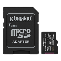 SDCS3/512GB Карта памяти/ Kingston Canvas Select Plus 512GB Gen3 microSDXC 150MB/s A1 Card + Adapter