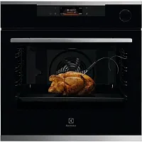 KOCBP39WX Встраиваемые электрические духовки ELECTROLUX/ Духовой шкаф с паром SteamCrisp, основной цвет - нержавеющая сталь, сенсорное управление, цветной ЖК-дисплей, электронное регулирование времени и температуры, будильник, таймер отключения, отложенны
