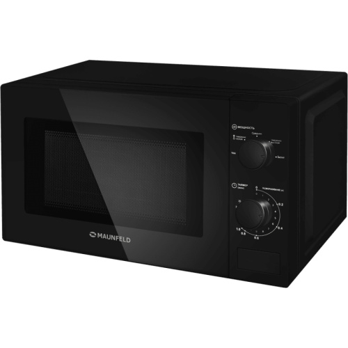 MFSMO720MB01 Микроволновые печи MAUNFELD/ 1050 Вт, 8 программ, эмаль, механическое управление, цвет: черный фото 2