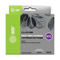 CS-LC970BK -/ Картридж струйный Cactus CS-LC970BK черный (22.6мл) для Brother DCP-135C/150C/MFC-235C/260C