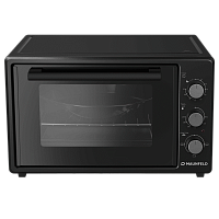 MMO-373MB01 Мини-печь MAUNFELD/ Мини-печь, 1400 Вт, 37 л, 3 режима, механическое управление, таймер, цвет: черный