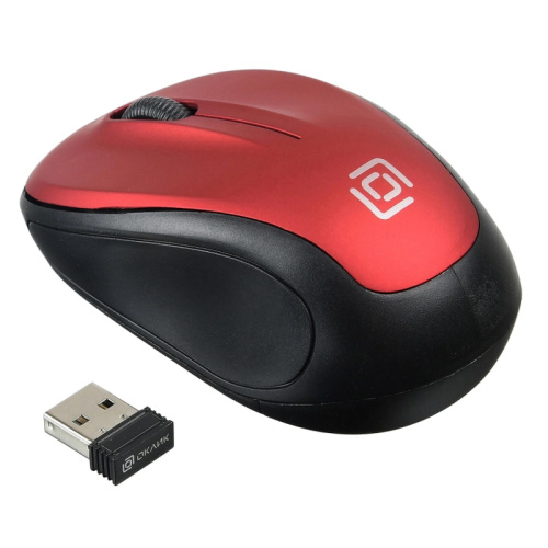 1025135 Мышь Oklick 665MW черный/красный оптическая 1600dpi беспров. USB для ноутбука 3but (1025135) фото 9 1025135 Мышь Oklick 665MW черный/красный оптическая 1600dpi беспров. USB для ноутбука 3but (1025135) фото 9