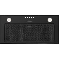 CROSBYPOWER60BLACK ВЫТЯЖКА MAUNFELD CROSBY POWER 60 BLACK/ Тип: встраиваемая Цвет: черный Управление: кнопочное Ширина, мм: 600 Полная потребляемая мощность, Вт: 350 Количество скоростей: 3 Максимальная производительность, м3/ч: 1050 Диаметр воздуховода,