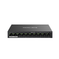 MS110P Коммутатор/ 10-Port 10/100Mbps Desktop Switch with 8-Port PoE+