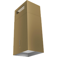 BathIsla401gold Вытяжка Maunfeld/ Кухонная вытяжка MAUNFELD Bath Isla 401 золотой, островная, потолочная, максимальная мощность 266 Вт, максимальная производительность 1150 м3/ч, LED освещение, 3 скорости, механическое управление, алюминиевый жироулавлива