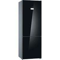 KGN49LB30U Serie 6, Full NoFrost, Габариты 203x70x67, Общий пол. объем: 435 (х:330, м:105), Черный под стеклом, Цифровой LCD дисплей, Утопленные ручки во всю высоту, Multi Airflow, Нулевые зоны VitaFresh plus с регулировкой температуры, Зона свежести Vita