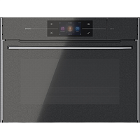 OCSM8478G Встраиваемые электрические духовки ASKO/ Арт. 731915 ; 45.5x59.5x54.6 см, СВЧ, 5-в-1, 50 л, 20 режимов нагрева, функция пара, 143 автоматических программы, сенсорный графический TFT дисплей, черный