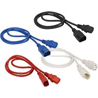 LAN-PP13/14-10-BL Шнур питания Lanmaster LAN-PP13/14-10-BL C13-С14 проводник.:3x0.75мм2 10м 220В 10А синий