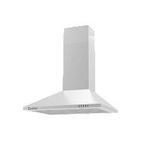 Favorite60W Купольная вытяжка Evelux, 60 см, 3 скорости, производительность 750 м3/ч, кнопочное управление, цвет белый