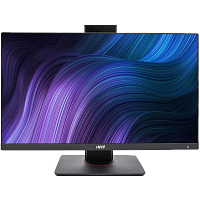 V6-i3141R8N2H6FBI6EPBMKWP Моноблок/ HIPER V6 23.8"(1920x1080 (матовый) IPS)/Intel Core i3 14100(3.5Ghz)/8192Mb/256PCISSDGb/noDVD/BT/WiFi/war 1y/6.45kg/черный/Win11Pro + Cam 5.0 SD/Проводные МК/WiFi6