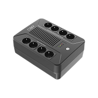 UPS-OFB-101E-650 Линейно-интерактивный ИБП в плоском корпусе "Brick"/ ИБП CBR [UPS-OFB-101E-650] 650VA/390W, Schuko CEE 7 Outlets: (x4 Battery & Surge Protected; x4 Surge Protected), LED, AVR, SEC, 12V/7Ah