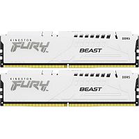 KF560C36BWE2K2-32 Память оперативная/ Kingston 32GB 6000MT/s DDR5 CL36 DIMM (Kit of 2) FURY Beast White EXPO