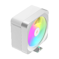 Delta-A40-WH1NAWN00E-GL Кулер для процессора/ CPU Cooler Ocypus Delta A40 EX WH ARGB (200W, 4-pin PWM, 157mm, Al/Cu, 4x6mm, ARGB, 1x120mm, 60CFM, 31dBA, 1600RPM, S: 1851/1700/1200/115X, AM5/AM4, white)