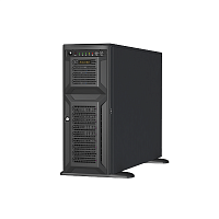 CS-G47R-02P Серверный корпус/ 4U, ATX /E-ATX, Tower,8x3.5" hs +3x5.25'' int + 1x3.5'' SAS/SATA, 12Gbps Backplane (for 3.5"" HDD) including Rear Fan Module Kit*2, and converter cables for GPU AOC PWR ; 2000W CPRS(1+1) (power cord not included)