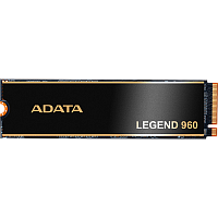 ALEG-960-1TCS Твердотельный накопитель/ ADATA SSD LEGEND 960, 1000GB, M.2(22x80mm), NVMe 1.4, PCIe 4.0 x4, 3D NAND, R/W 7400/6000MB/s, IOPs 730 000/610 000, DRAM buffer 1000MB, TBW 780, DWPD 0.43, with Heat Spreader (5 лет)