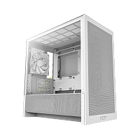 CC-H31FW-01 Корпус без блока питания/ Case NZXT H3 Flow (2025), Midi-Tower, TG, 1x120mm, 1xUSB-A 3.2 + 1xUSB-C 3.2, mATX, mITX White